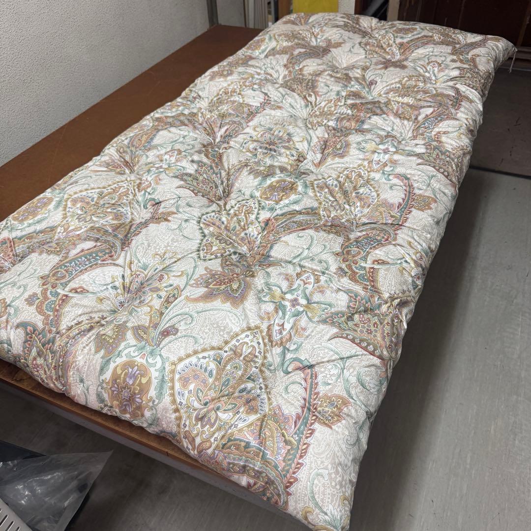 敷布団　敷き布団　シングル　100×210 混綿　手作り　日本製　和布団　在庫品
