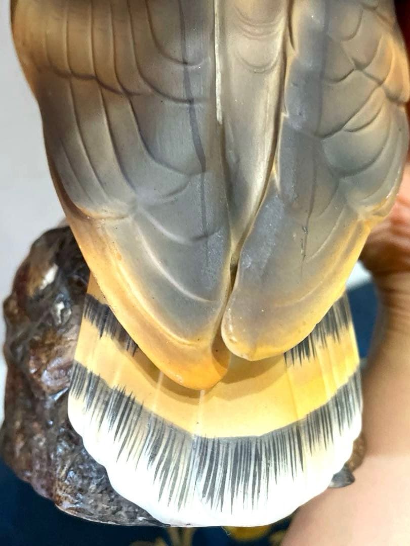 美品 ロイヤルクラウン置物 フクロウ1-7