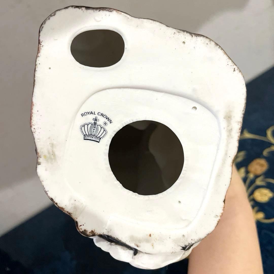 美品 ロイヤルクラウン置物 フクロウ1-7