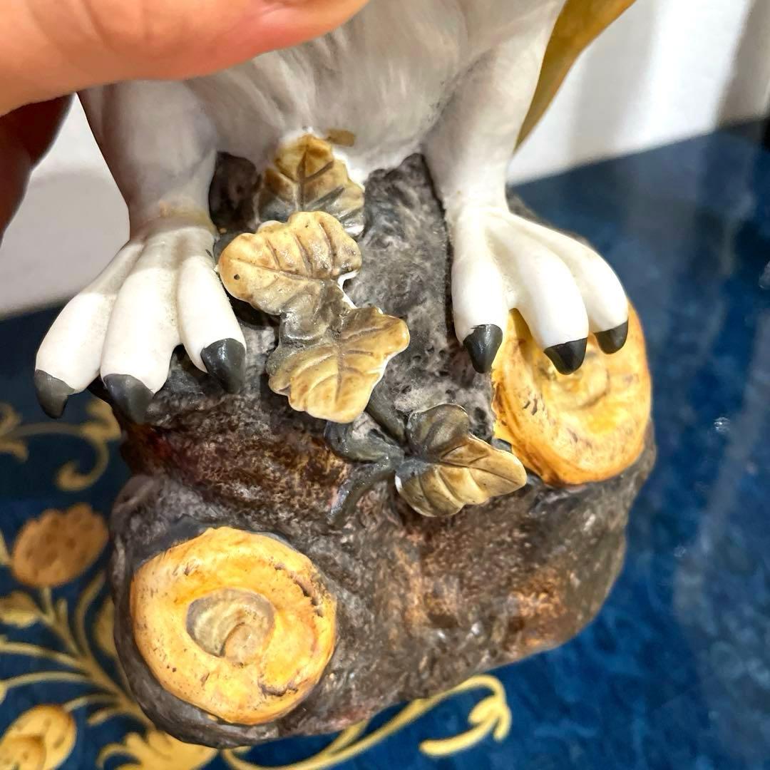 美品 ロイヤルクラウン置物 フクロウ1-7