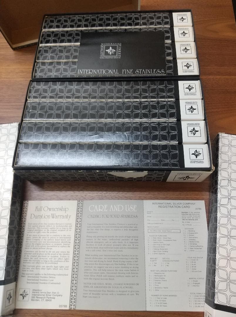 ■美品ステンレス製25点 カトラリーセットB (5点×5人分)