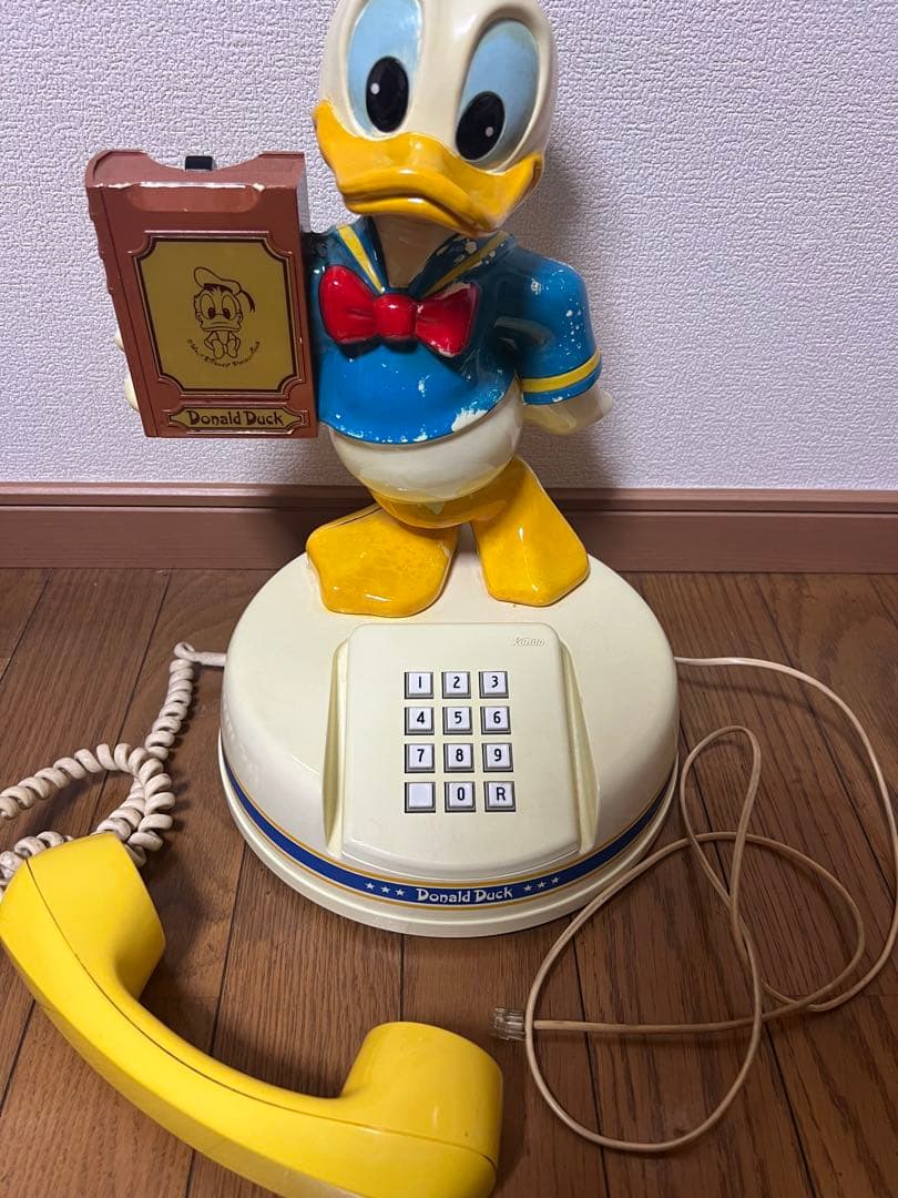 ドナルドダック 電話機 ヴィンテージインテリア ディズニー