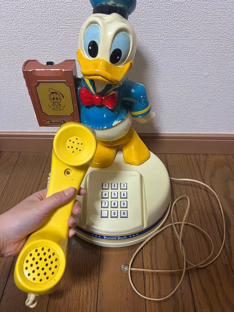 ドナルドダック 電話機 ヴィンテージインテリア ディズニー