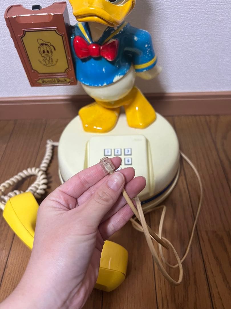 ドナルドダック 電話機 ヴィンテージインテリア ディズニー