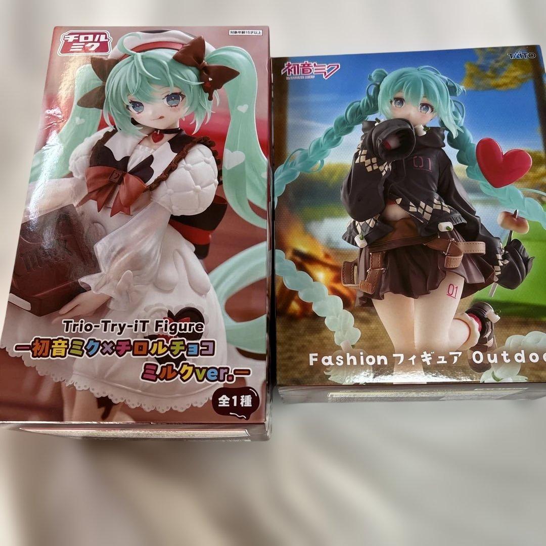 初音ミク xチロルチョコ F a s h i onフギュア2体せっと - メルカリ