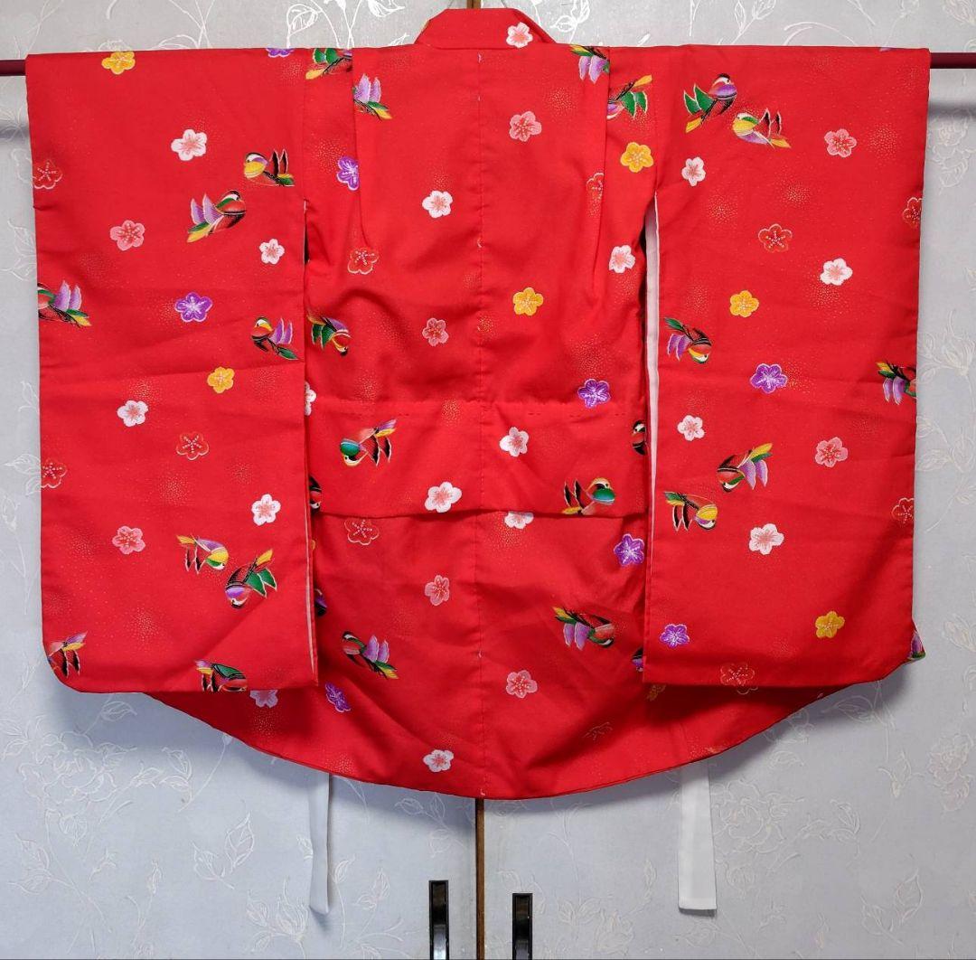 RK541洗える子供着物着丈72センチ裄丈42センチ非常に綺麗美品