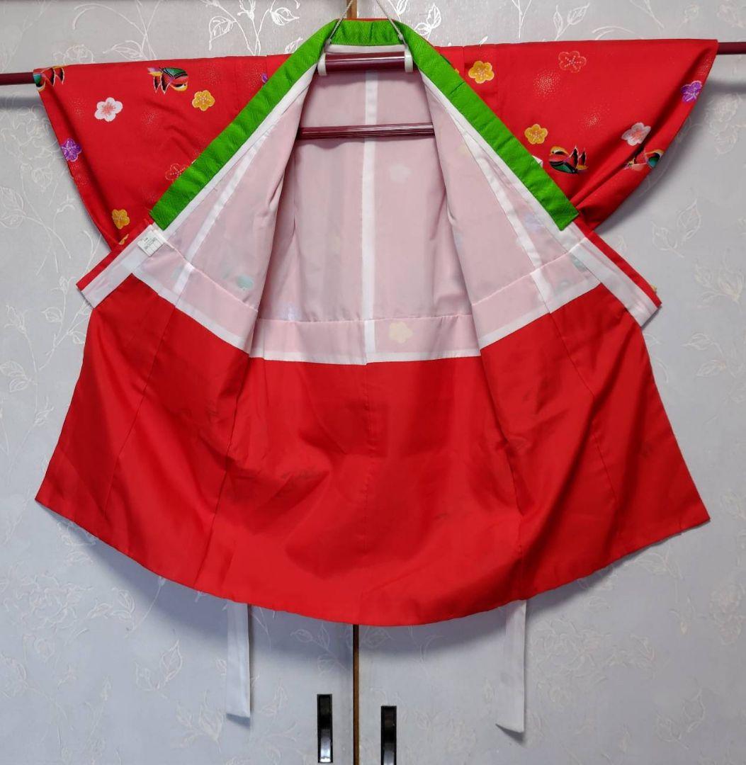 RK541洗える子供着物着丈72センチ裄丈42センチ非常に綺麗美品