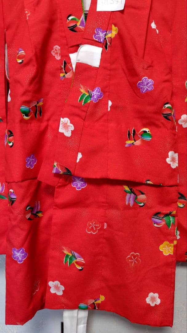 RK541洗える子供着物着丈72センチ裄丈42センチ非常に綺麗美品