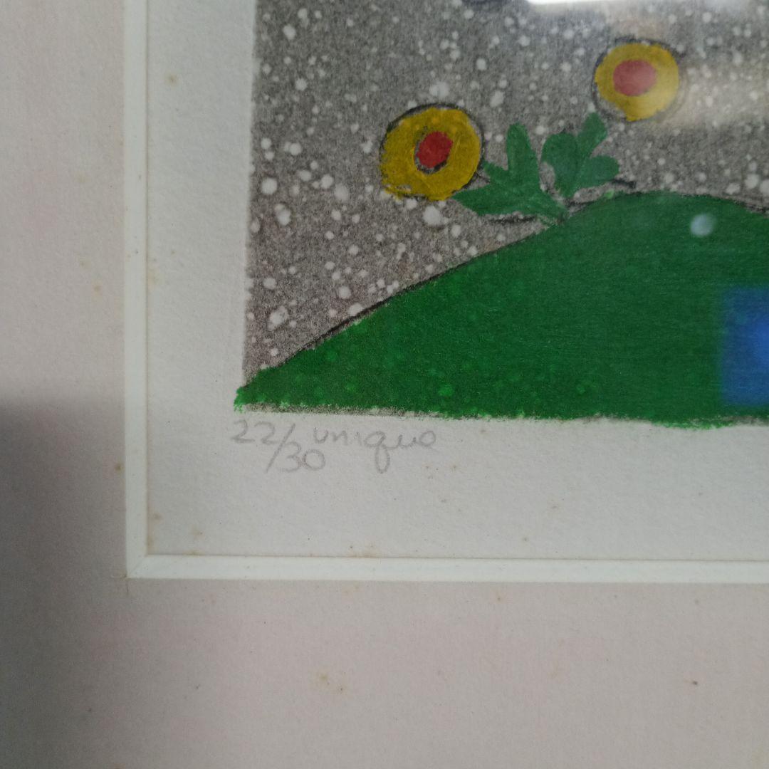 5669)デリア・レイス　版画「Winter Vacation」22/30