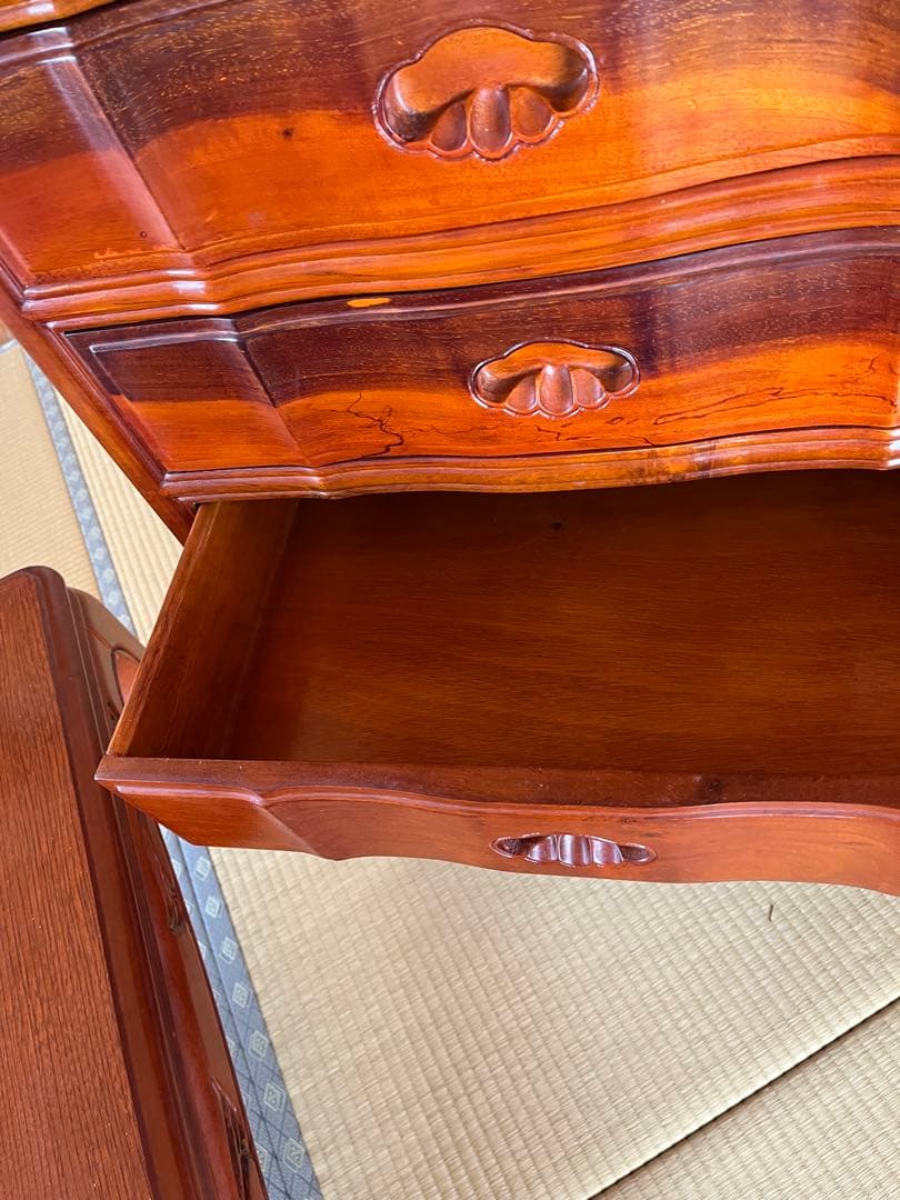 アンティーク調箪笥5段