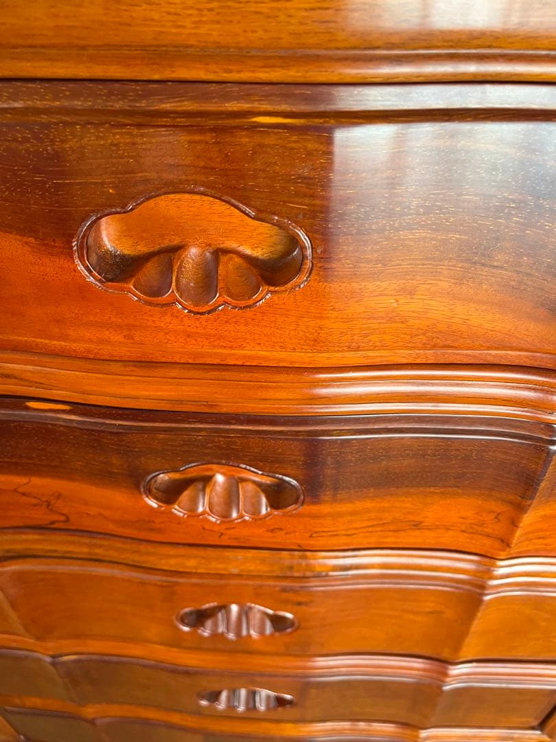 アンティーク調箪笥5段