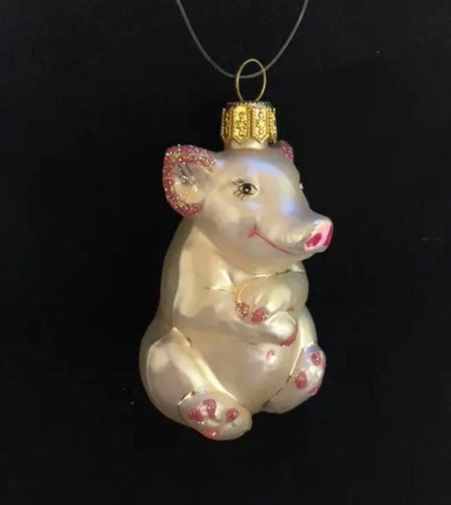 アスティエ ガラスオーナメント ピンクのブタ 新品未使用‼️ - メルカリ