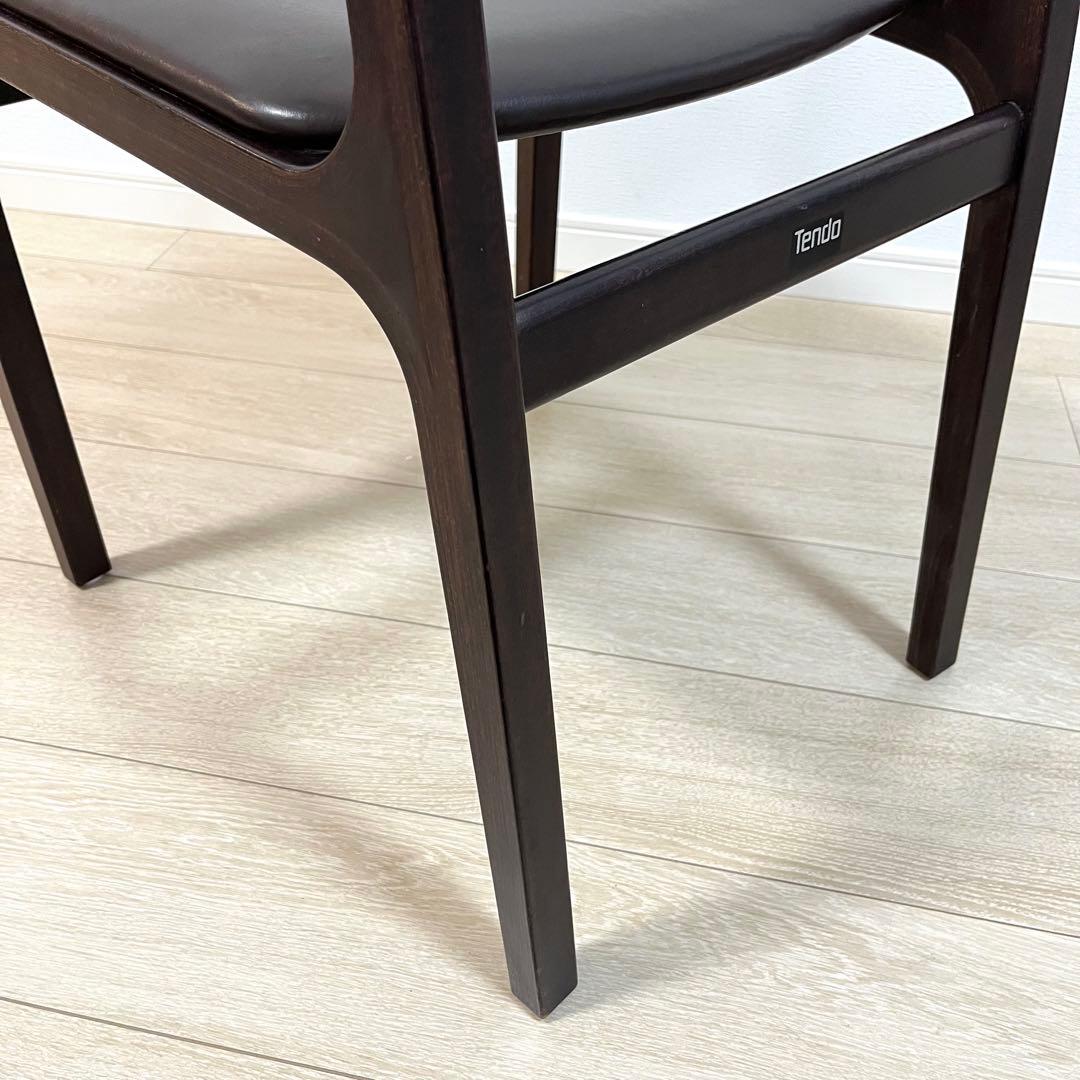 (て32)Tendo 天童木工 菅沢光政 ラダーバックチェア ダイニングチェア