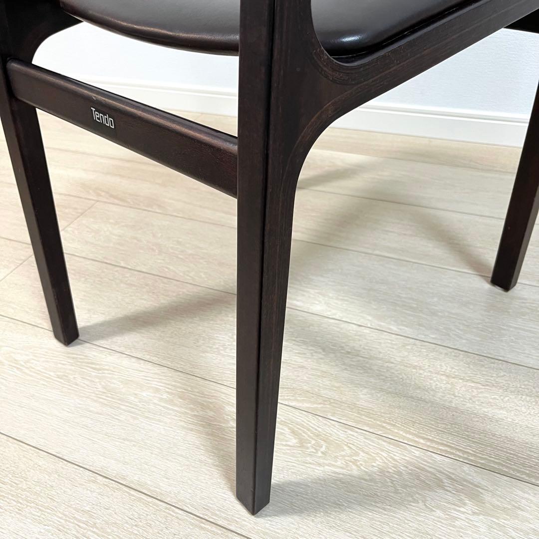 (て32)Tendo 天童木工 菅沢光政 ラダーバックチェア ダイニングチェア