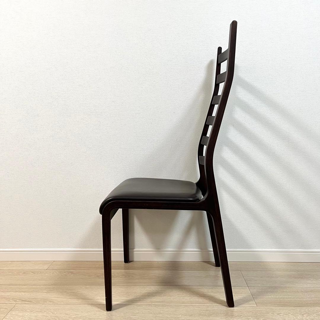 (て32)Tendo 天童木工 菅沢光政 ラダーバックチェア ダイニングチェア