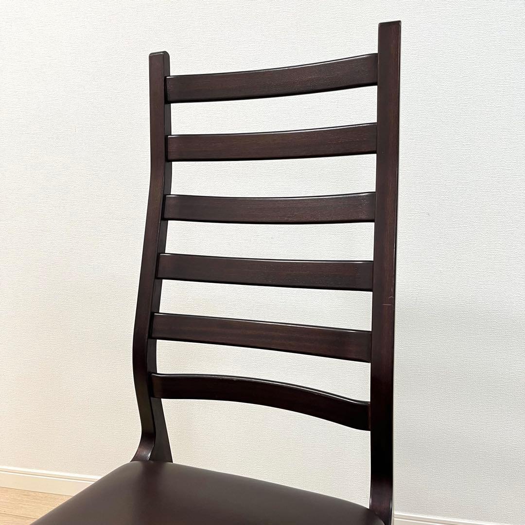 (て32)Tendo 天童木工 菅沢光政 ラダーバックチェア ダイニングチェア