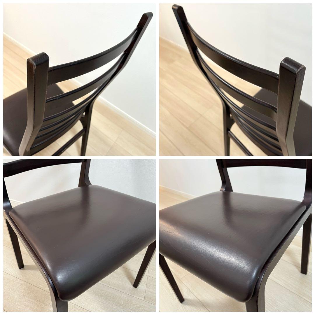 (て32)Tendo 天童木工 菅沢光政 ラダーバックチェア ダイニングチェア