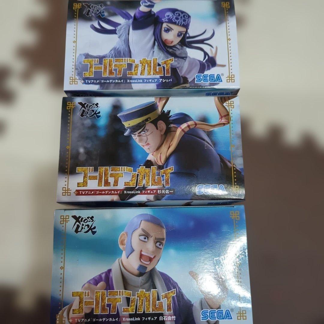 ゴールデンカムイ フィギュアまとめ売り アシリパ 杉元佐一 白石由竹