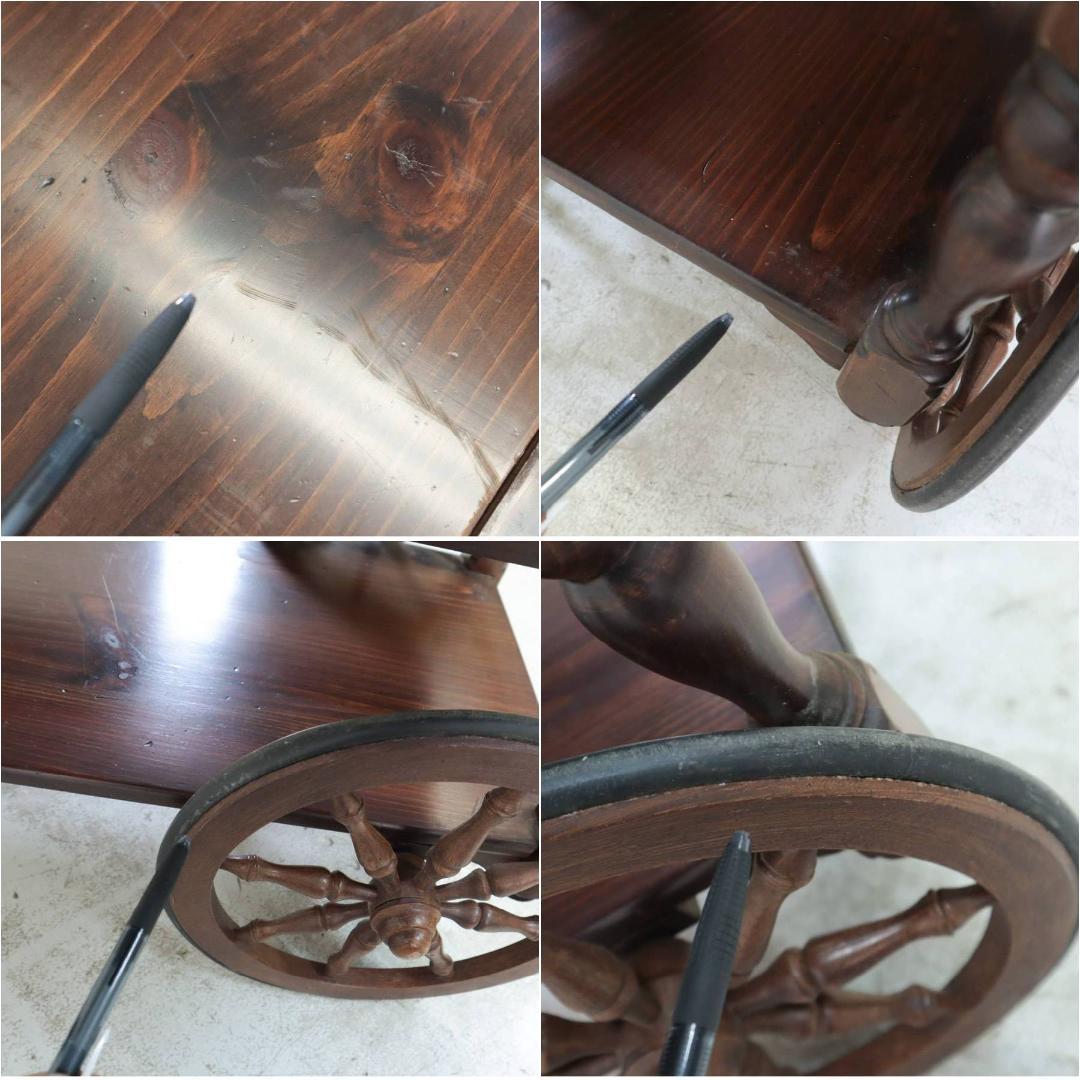 値下イーセンアーレン バタフライキッチンワゴン ドロップリーフ