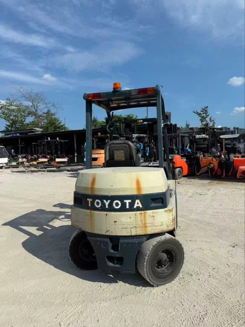 トヨタ7FB30フォークリフト楊高3000MM2001年使用29244HA320