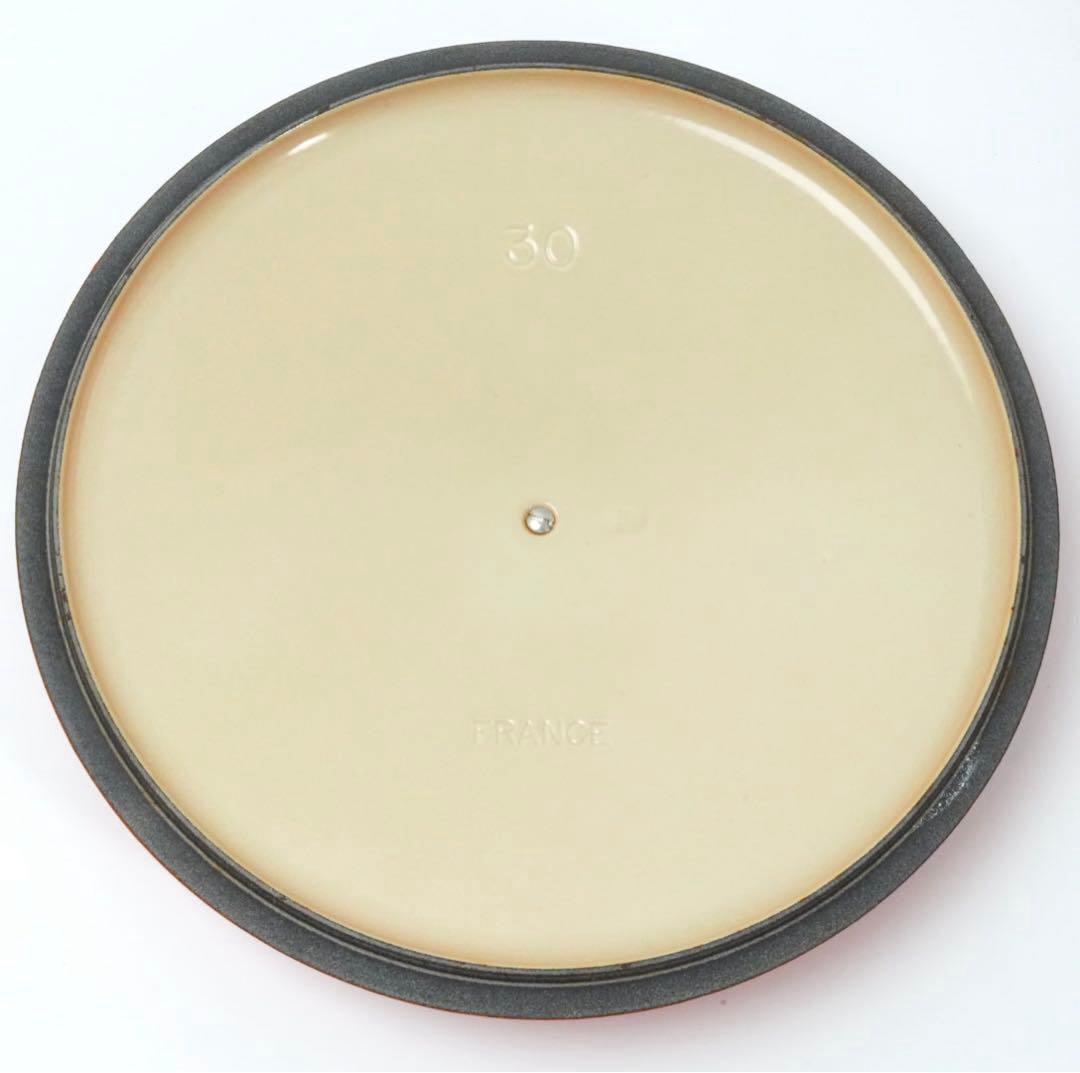 【美品】LE CREUSET　ココット ロンド オレンジ　30cm