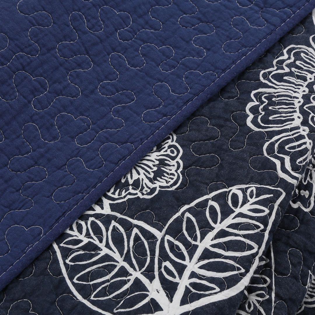 キルトベッドカバー3点セット綿マルチカバー キルティング 107