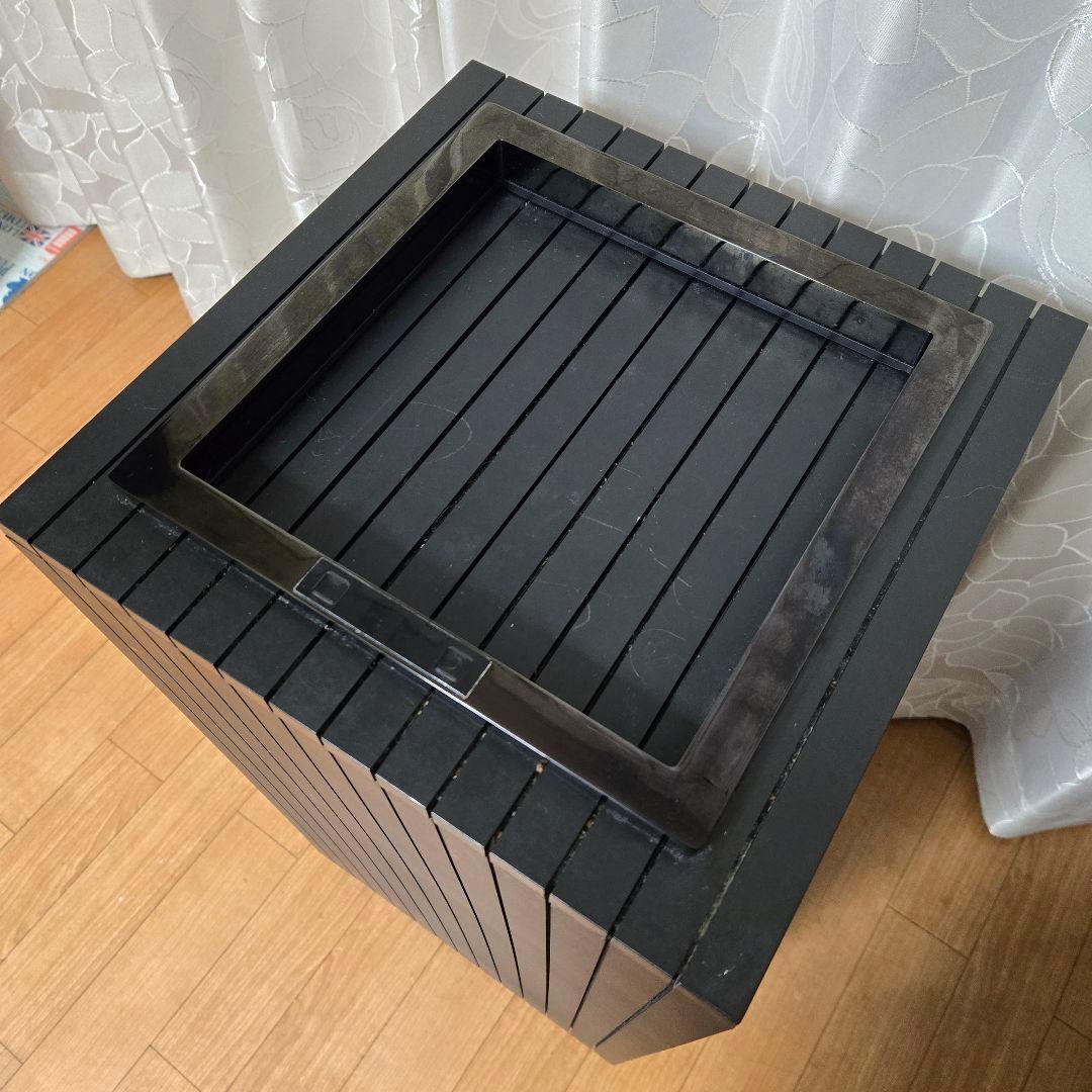 【ジャンク】 ZitA SQUARE ジータ スクエア ゴミ箱 ブラック