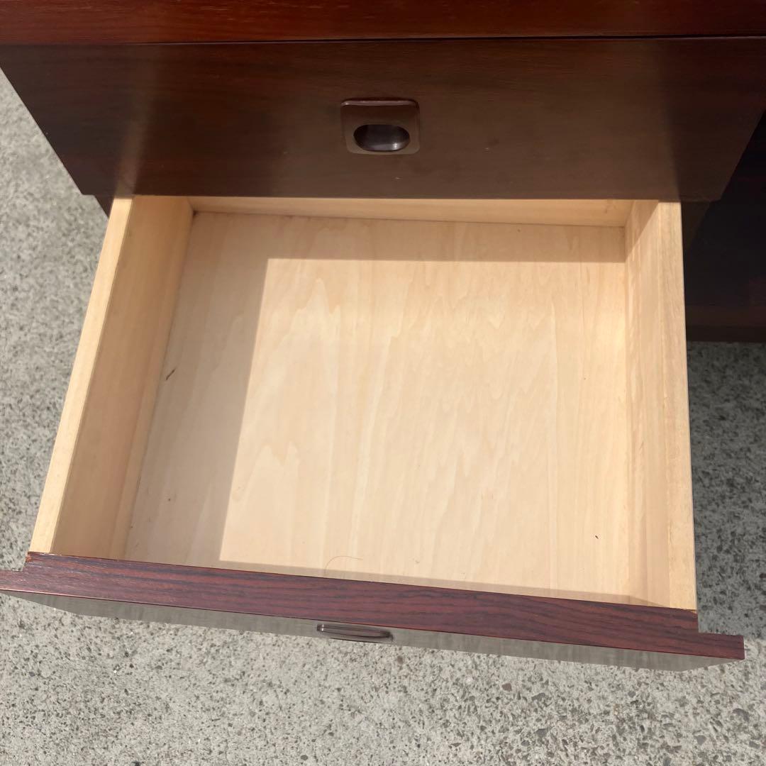 カリモク 引き出し付き 大型 木製センターテーブル ローテーブル ガラステーブル