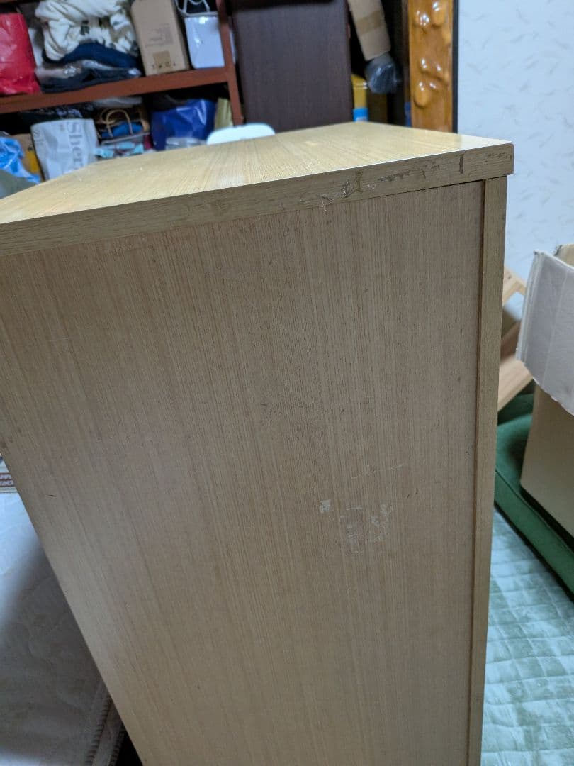 木製食器棚 ガラス棚付き