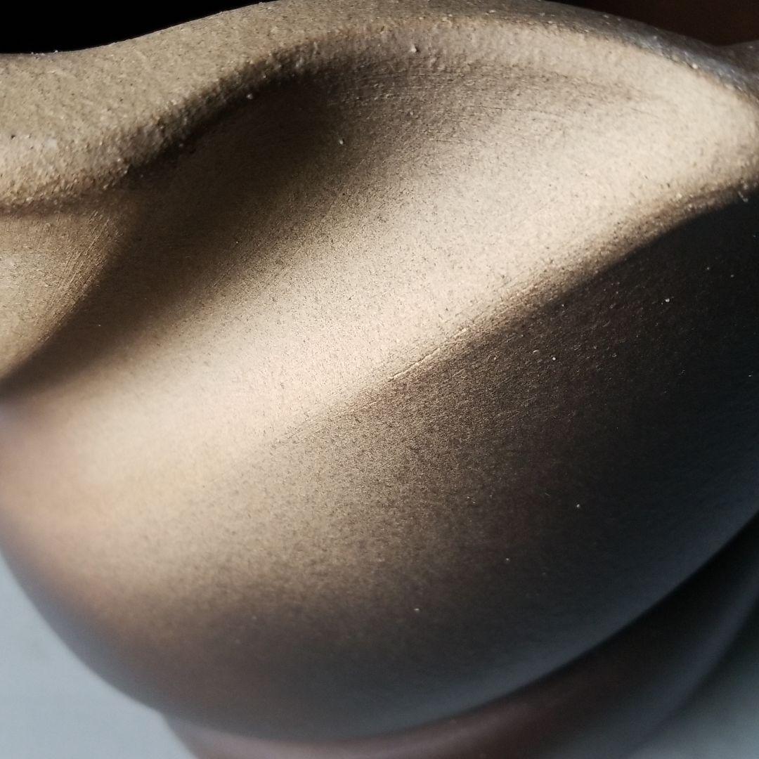 お値下げしました⤵信楽焼傘立て 大容量❗特大ひねり  高さ４６cm