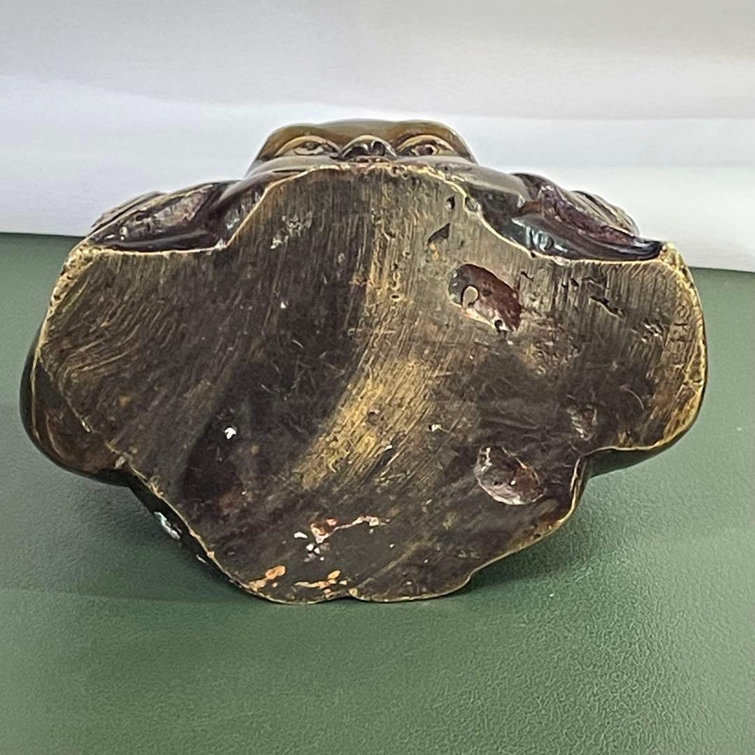 福助 真鍮製置物 希少