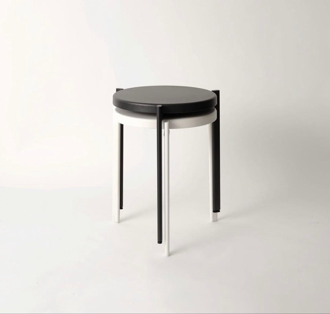 KOSEN Furniture 円形スツール 黒