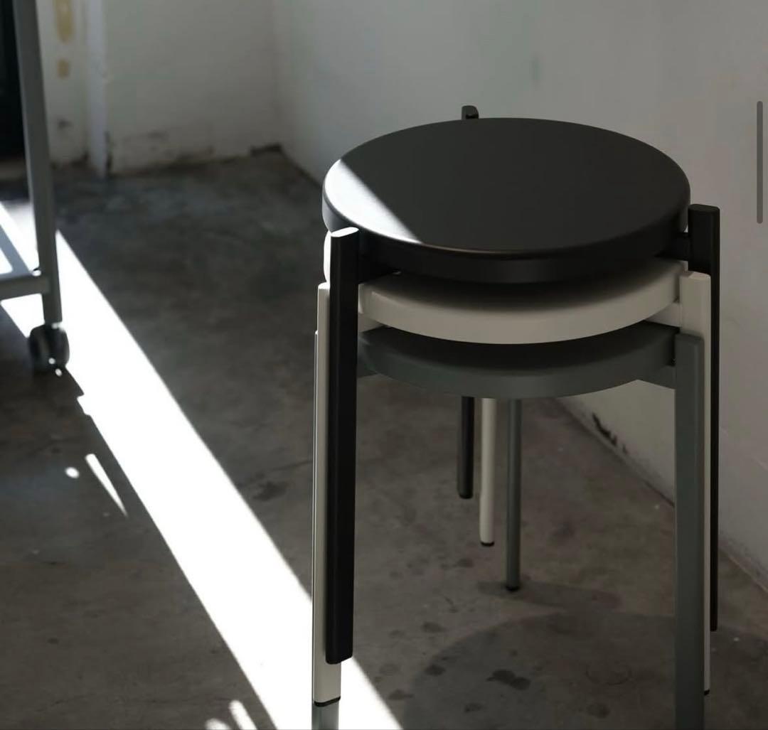 KOSEN Furniture 円形スツール 黒