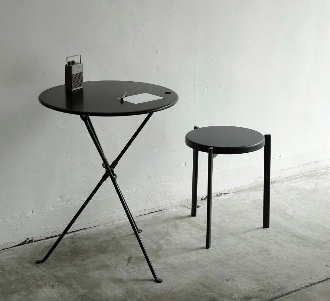 KOSEN Furniture 円形スツール 黒