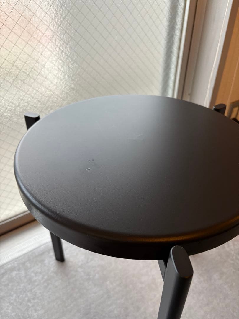 KOSEN Furniture 円形スツール 黒