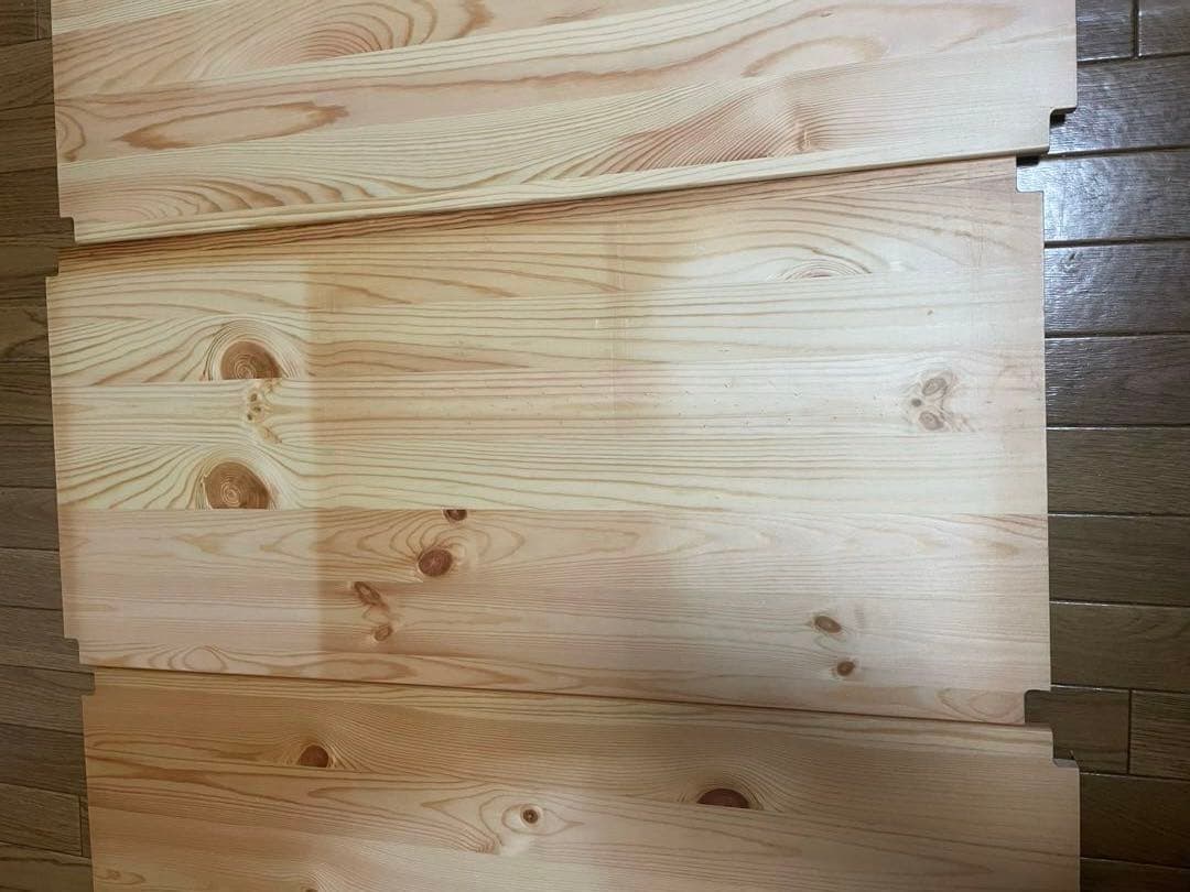 無印良品　パイン材ユニットシェルフ　86センチ幅小　木製ラック　木製シェルフ