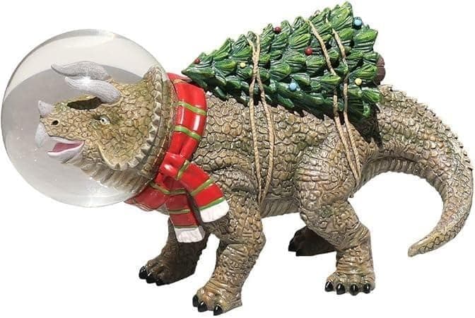 ダイナソー グローブ トリケラトプス ダルトン スノードーム 恐竜 クリスマス