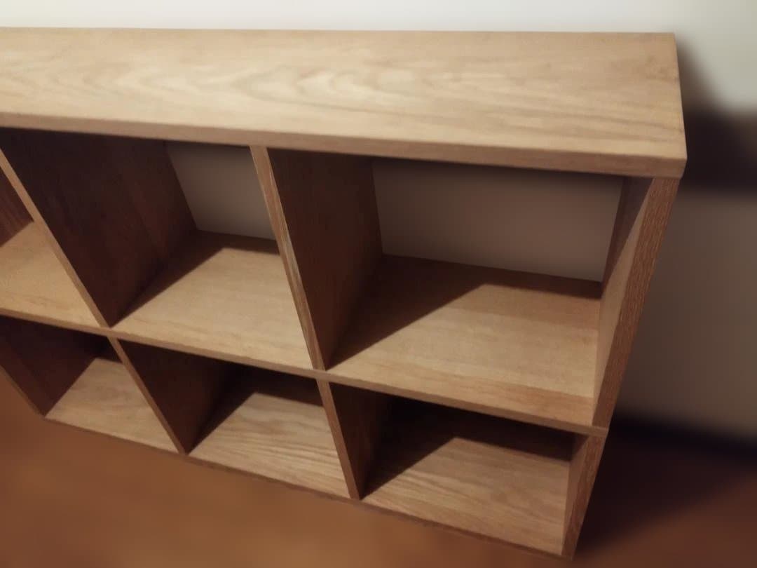 【12/20 期間限定出品】無印良品 スタッキングシェルフ　３段×２列　オーク材