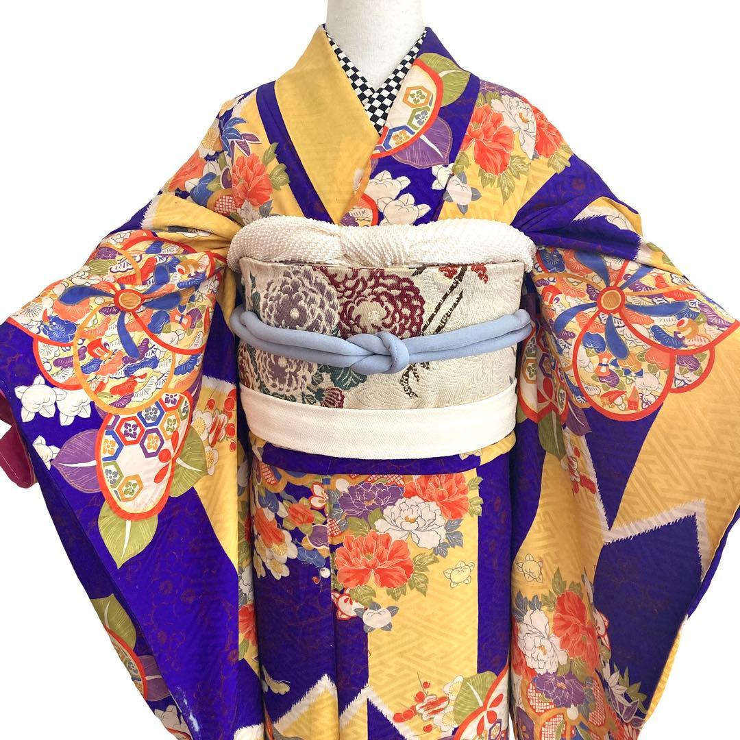 女の子 7歳〜ジュニア 子供着物 七五三 アンティーク着物 NO