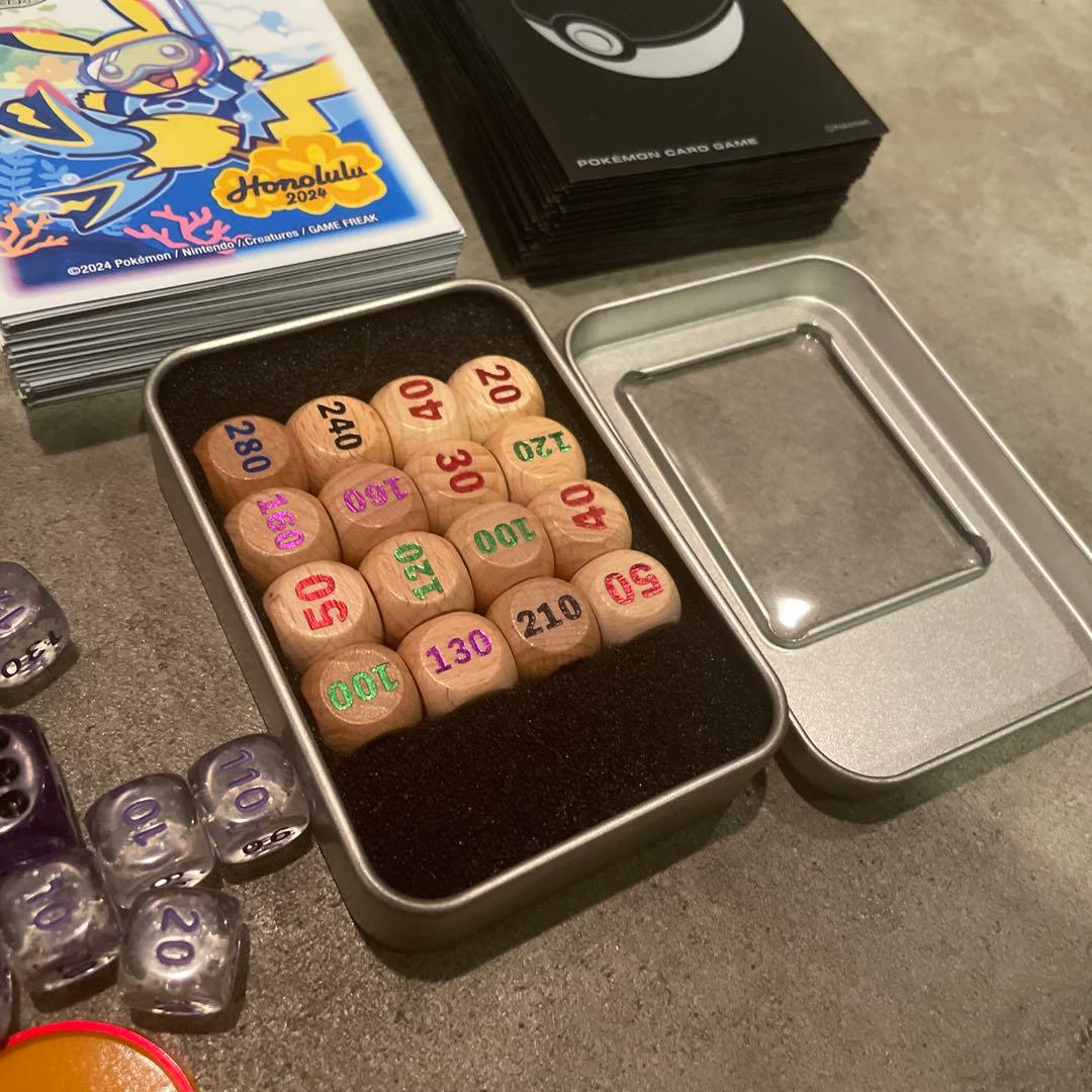 ポケカサプライ デッキシールド ダメカン デッキケース ラバープレイ