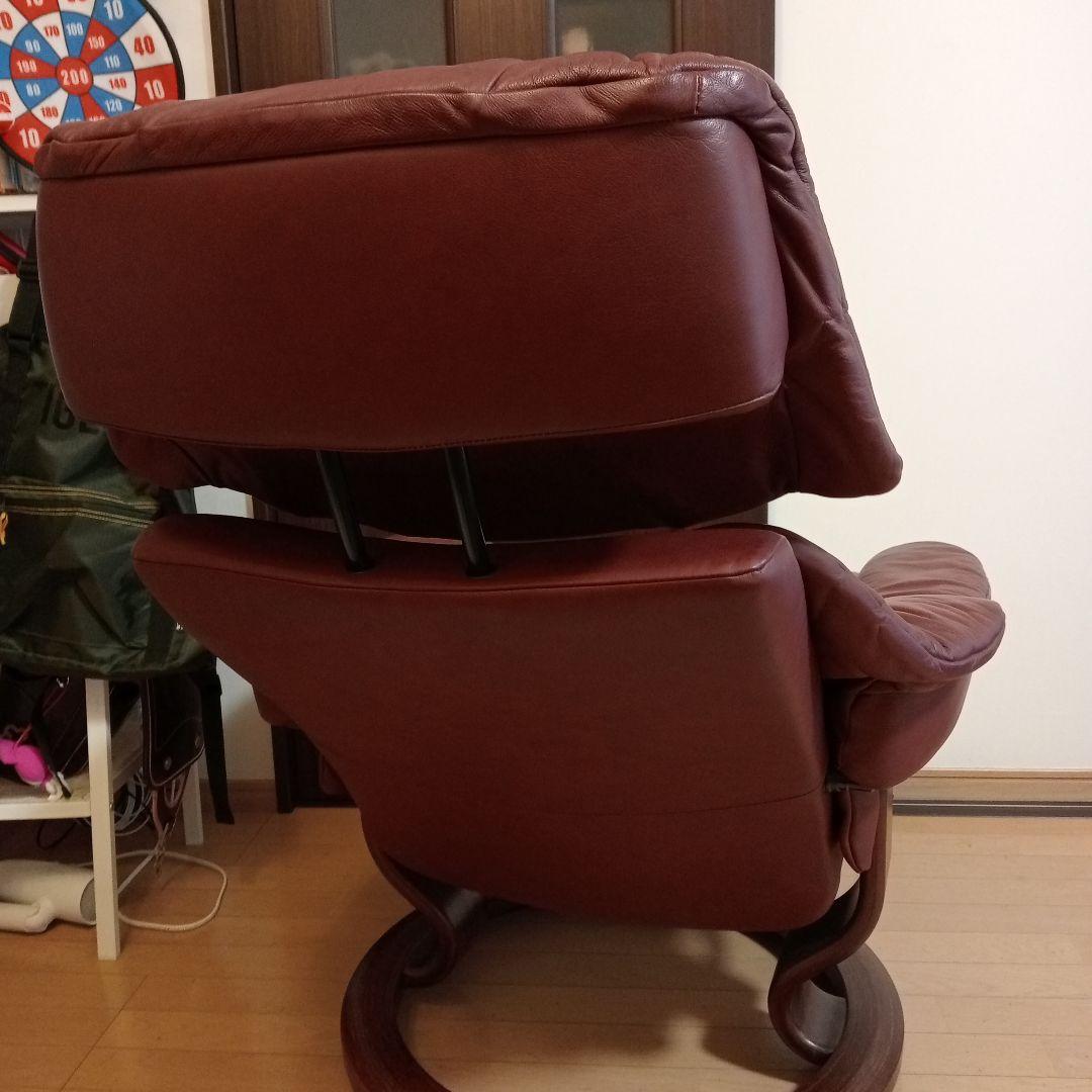 エコーネス Stressless ストレスチェア レノワインレッド系