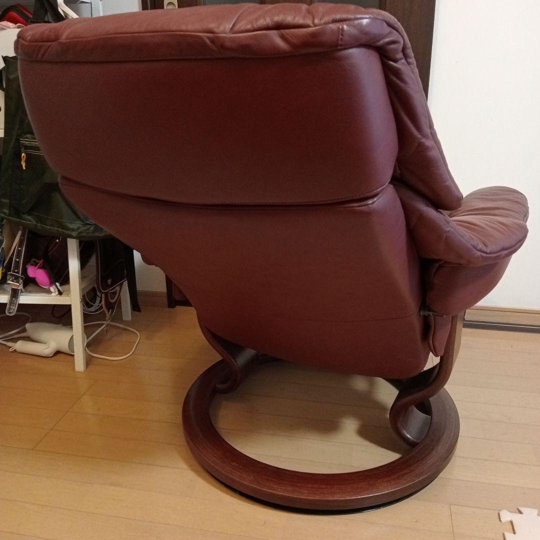 エコーネス Stressless ストレスチェア レノワインレッド系