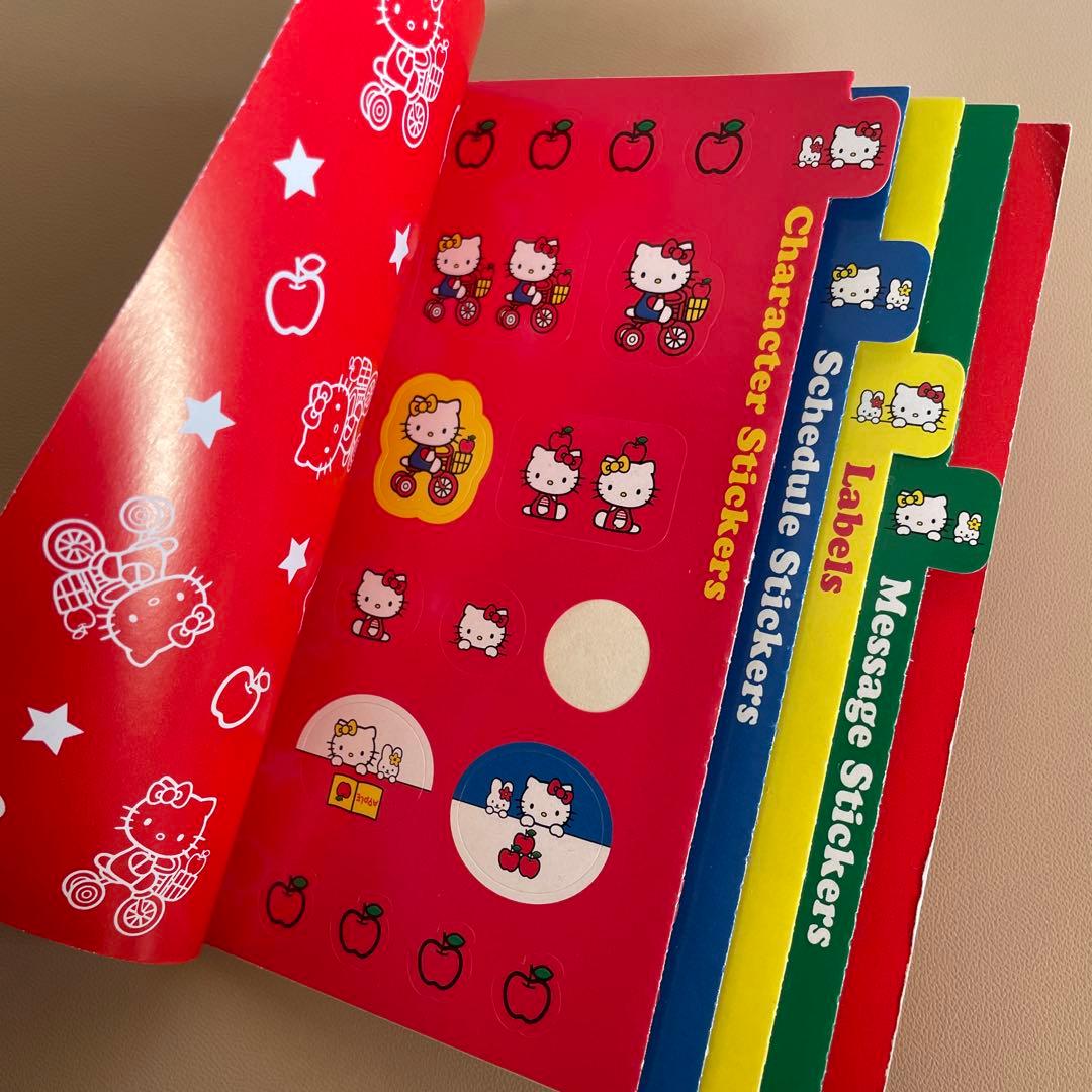 ハローキティ 平成レトロ ミニ6手帳リフィル シールブック シール帳