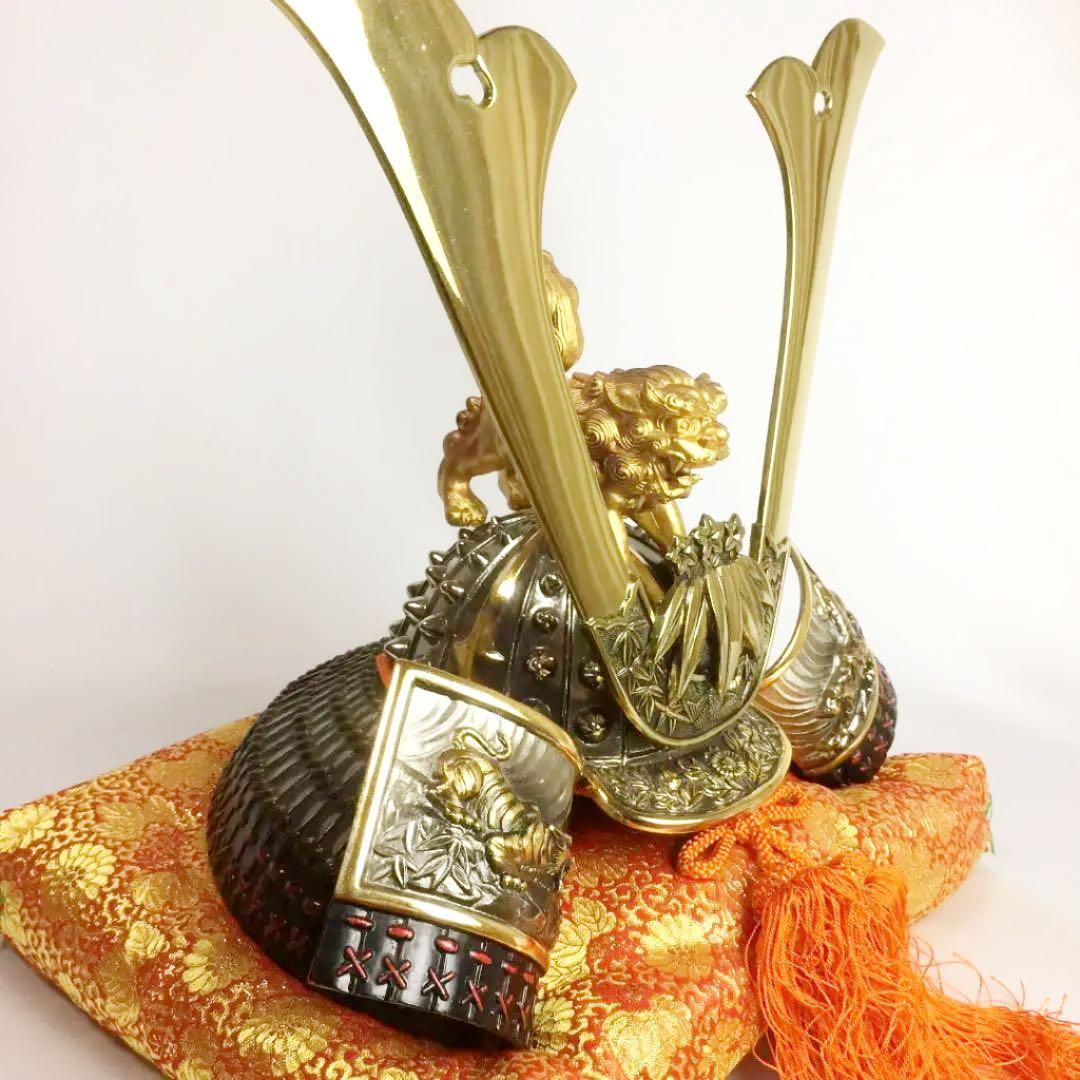 高岡銅器製 瑞穂作 源義経公 兜 兜飾りセット