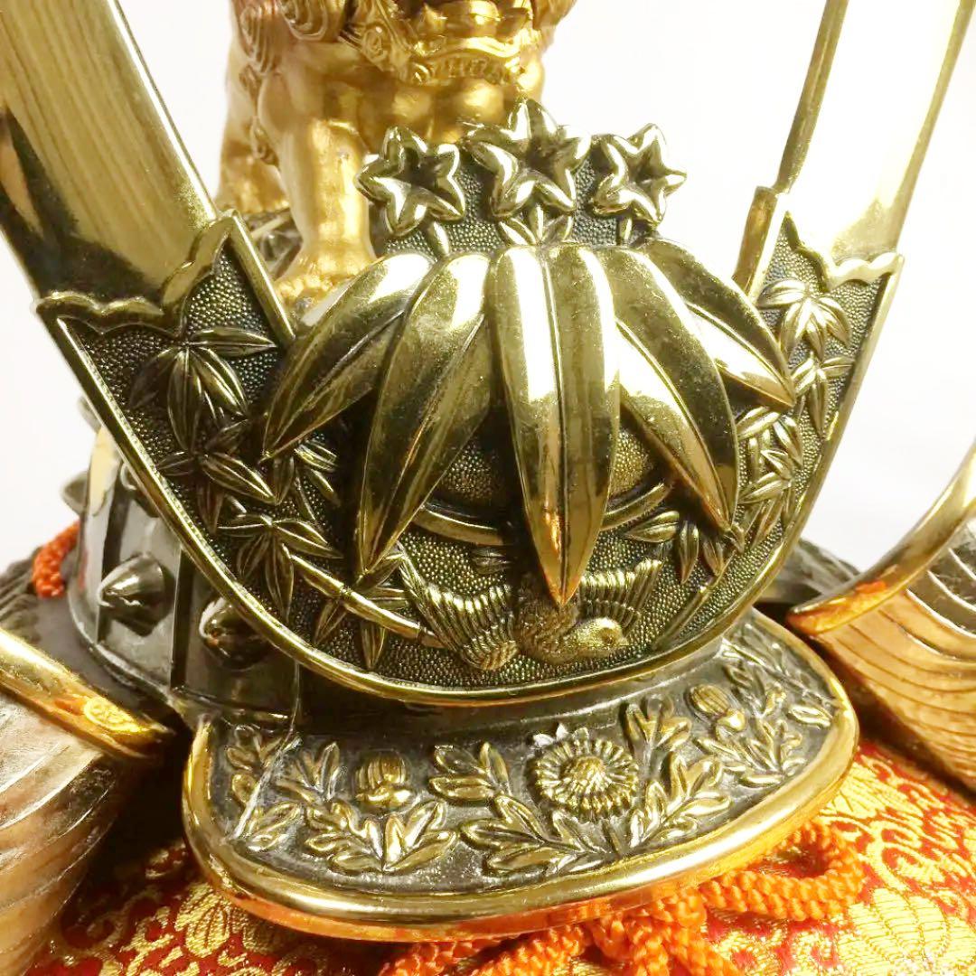 高岡銅器製 瑞穂作 源義経公 兜 兜飾りセット