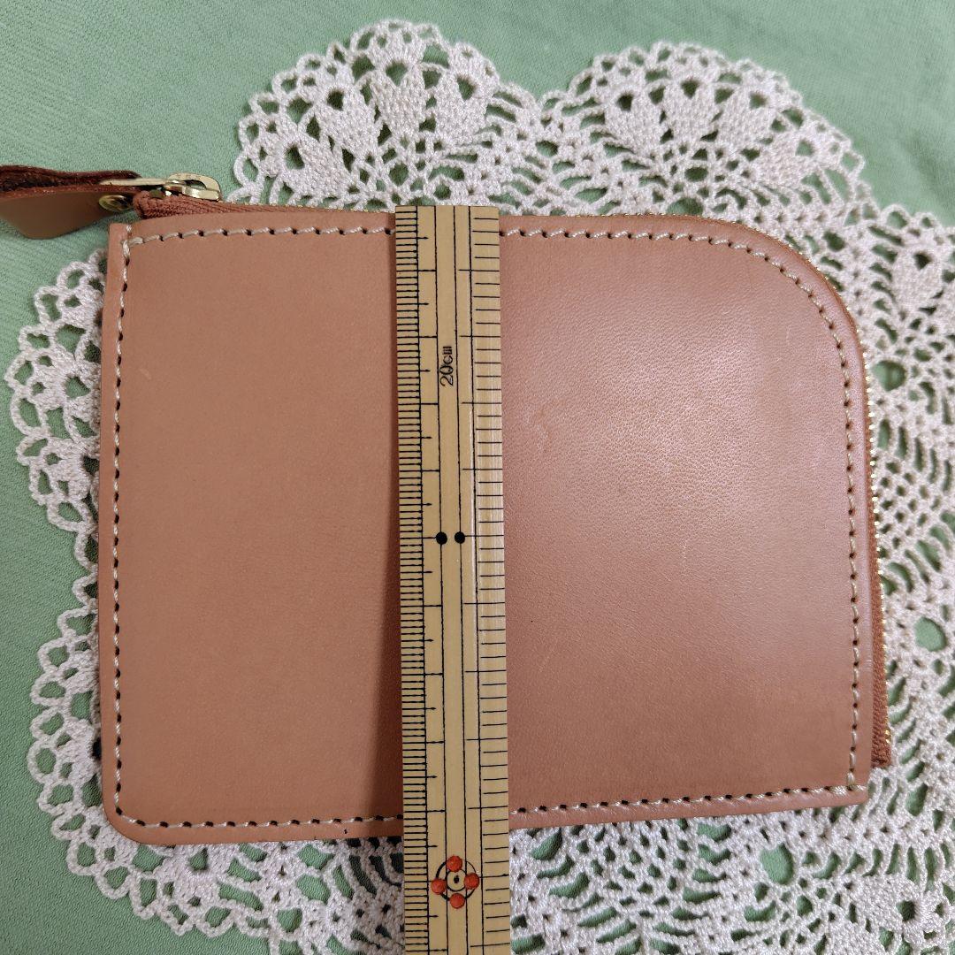 土屋鞄　ナチューラヌメ革　Lファスナー