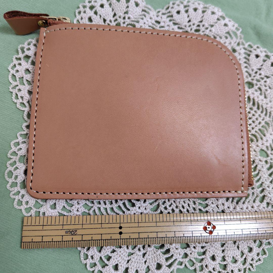 土屋鞄　ナチューラヌメ革　Lファスナー