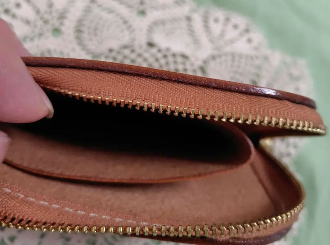 土屋鞄　ナチューラヌメ革　Lファスナー