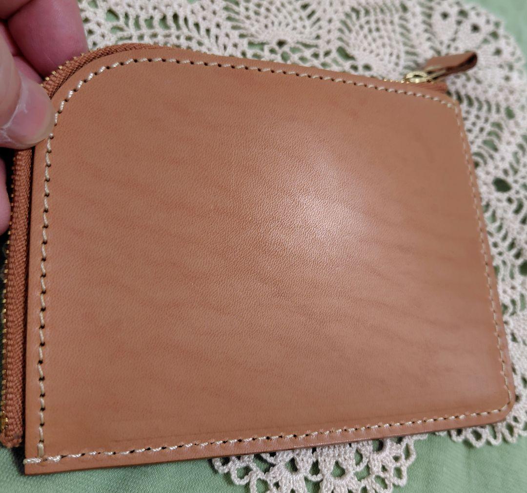 土屋鞄　ナチューラヌメ革　Lファスナー