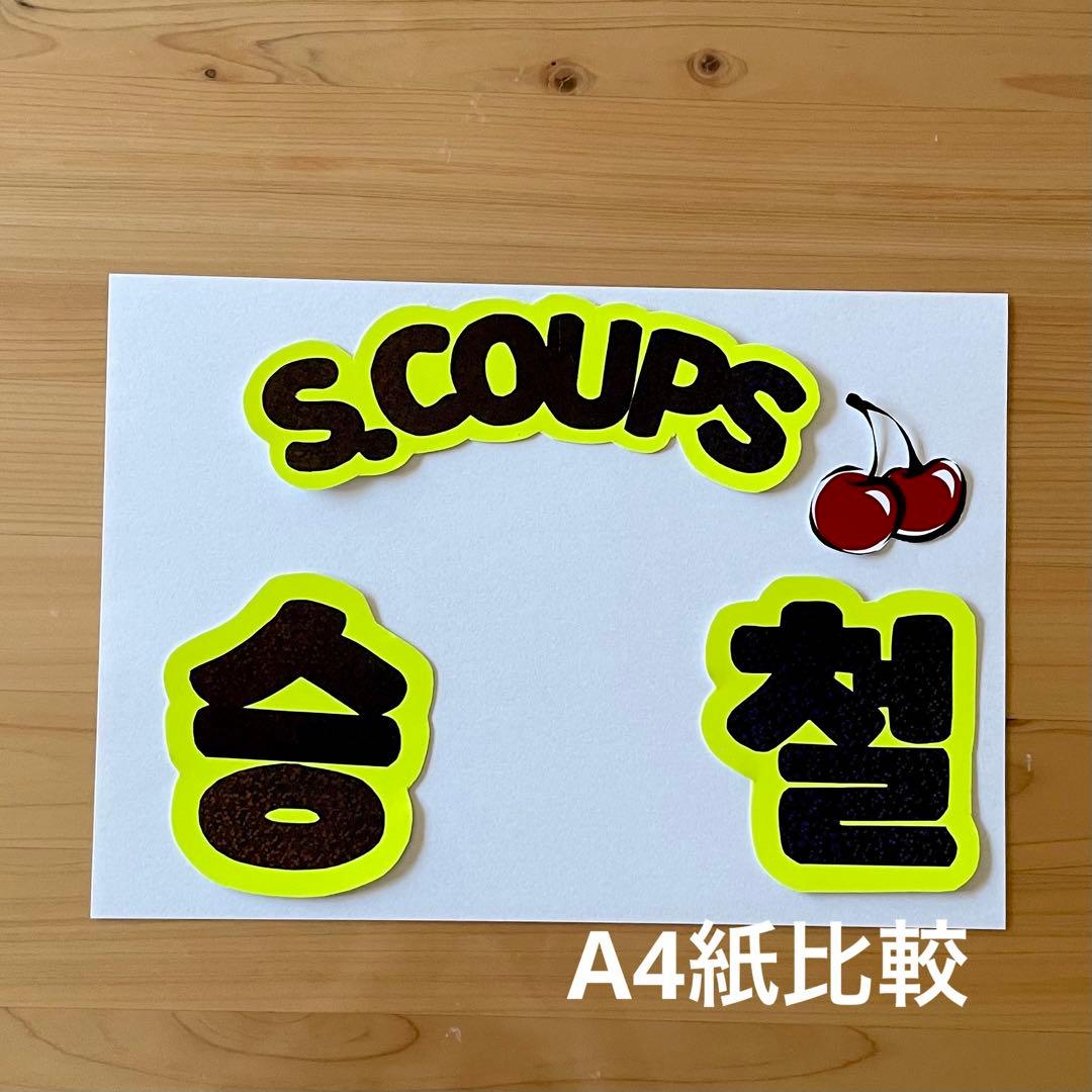 SEVENTEEN エスクプス スンチョル セブチ 公式うちわデコ うちわ